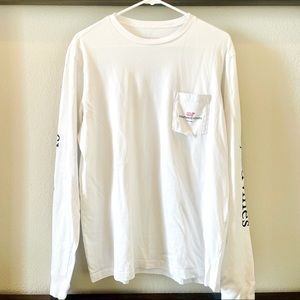 Vineyard Vines L/S White Tshirt